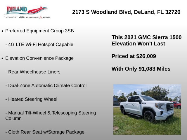 Used 2021 GMC Sierra 1500 Elevation w/ X31 Off-Road Package AWD/4WD image 20