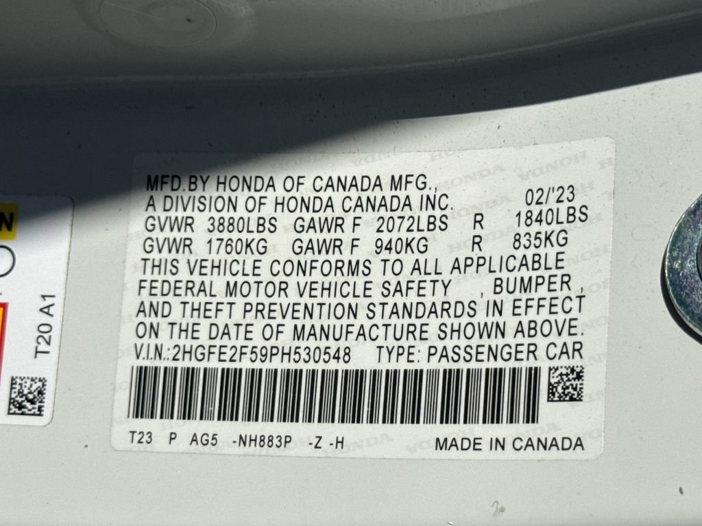 Used 2023 Honda Civic Sport image 37