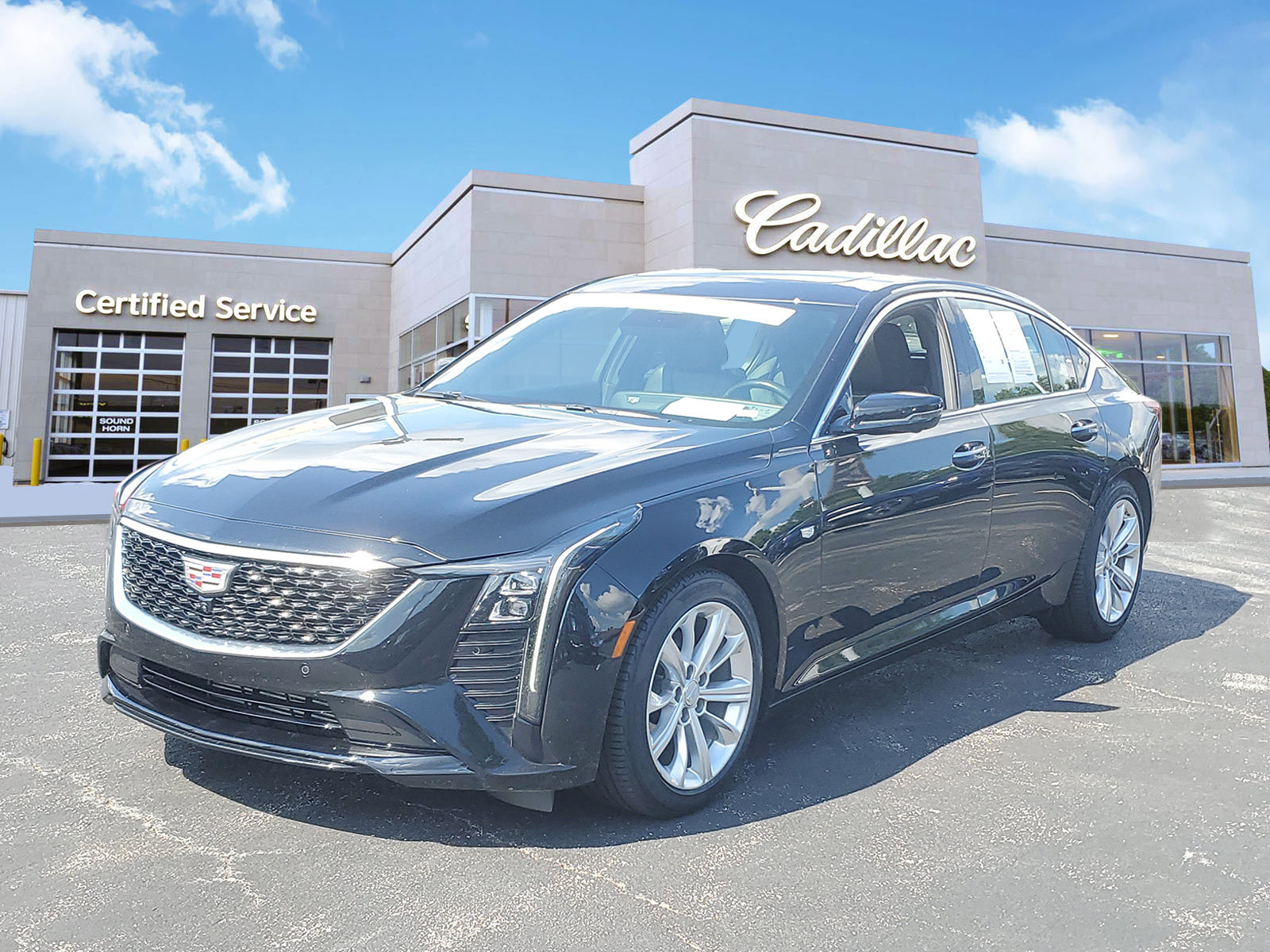 Certified 2025 Cadillac CT5 Premium Luxury w/ Sun And Sound Package RWD image 1