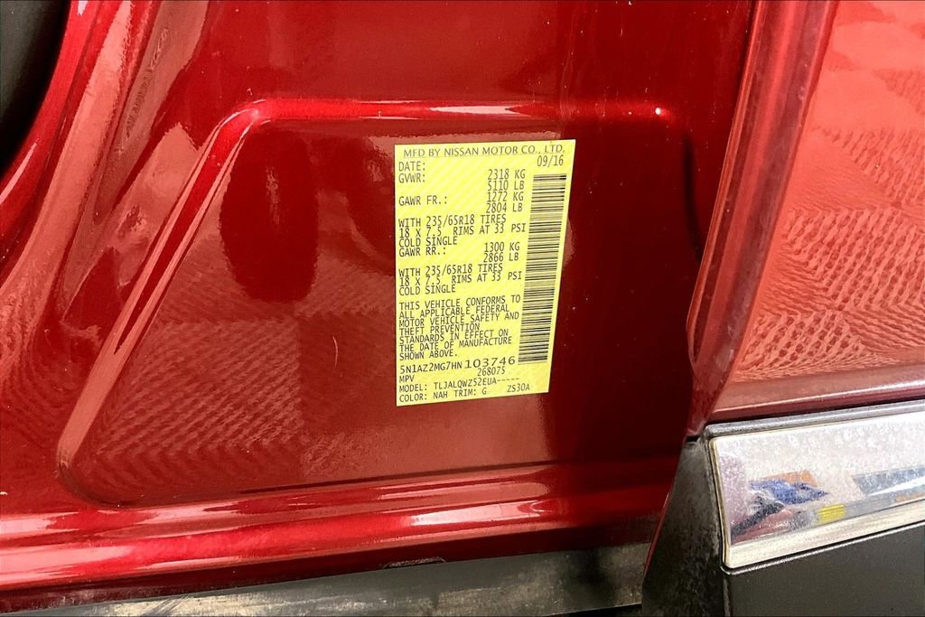 Used 2017 Nissan Murano SV image 31