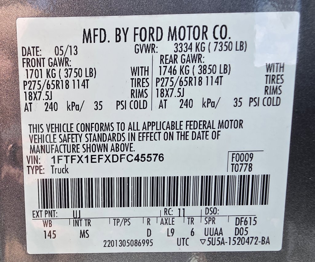 Used 2013 Ford F150 XLT w/ Luxury Equipment Group image 36