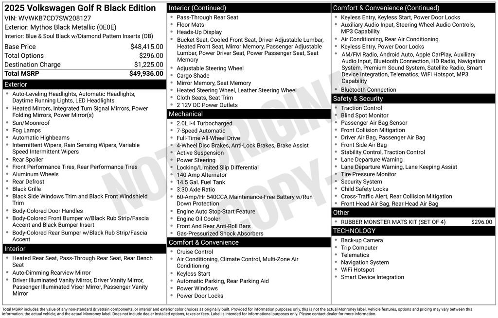 Used 2025 Volkswagen Golf R Black Edition video 1