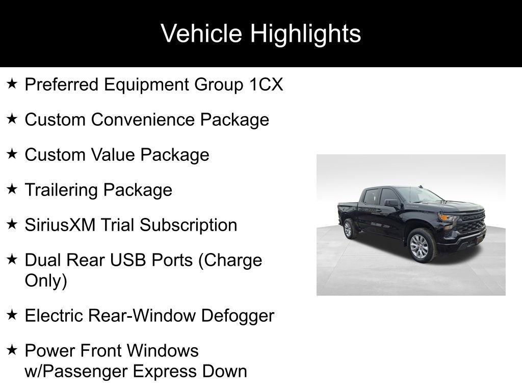 Used 2025 Chevrolet Silverado 1500 Custom image 2