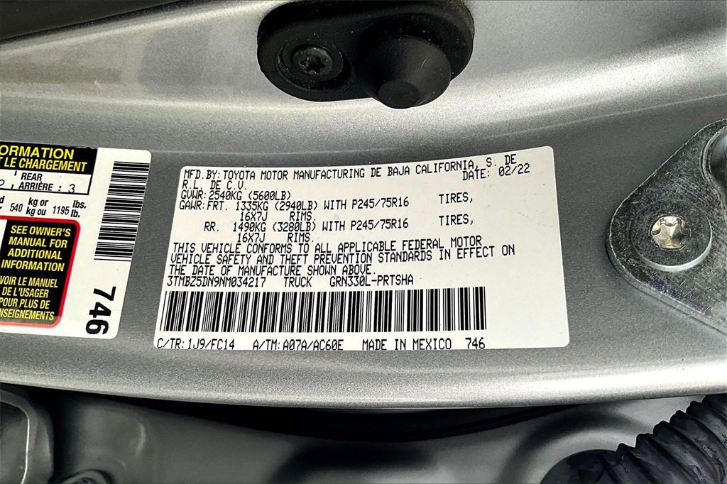 Used 2022 Toyota Tacoma SR5 image 20