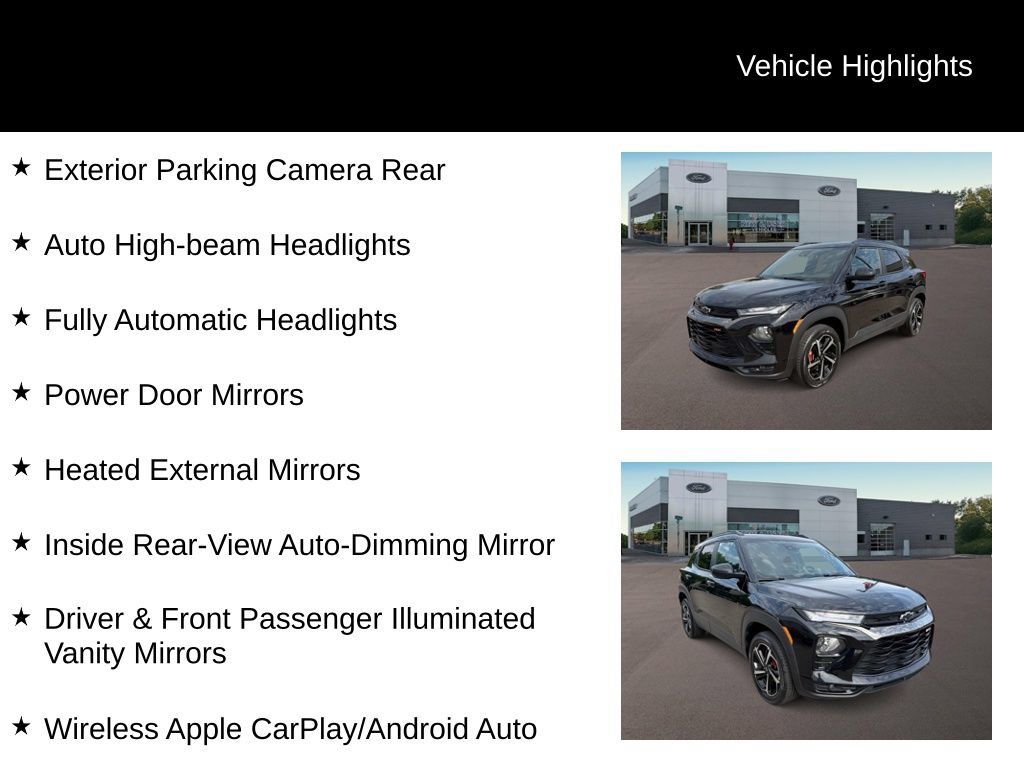 Used 2023 Chevrolet TrailBlazer RS w/ Convenience Package AWD/4WD image 22