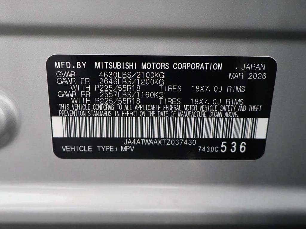 New 2026 Mitsubishi Eclipse Cross SE AWD/4WD image 48