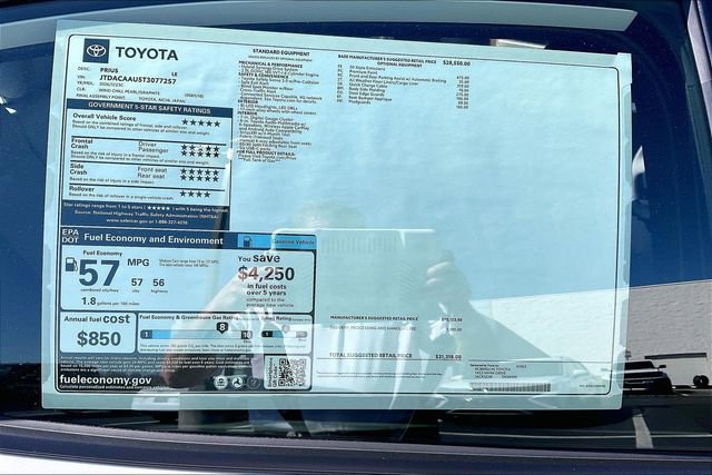 New 2026 Toyota Prius LE image 14