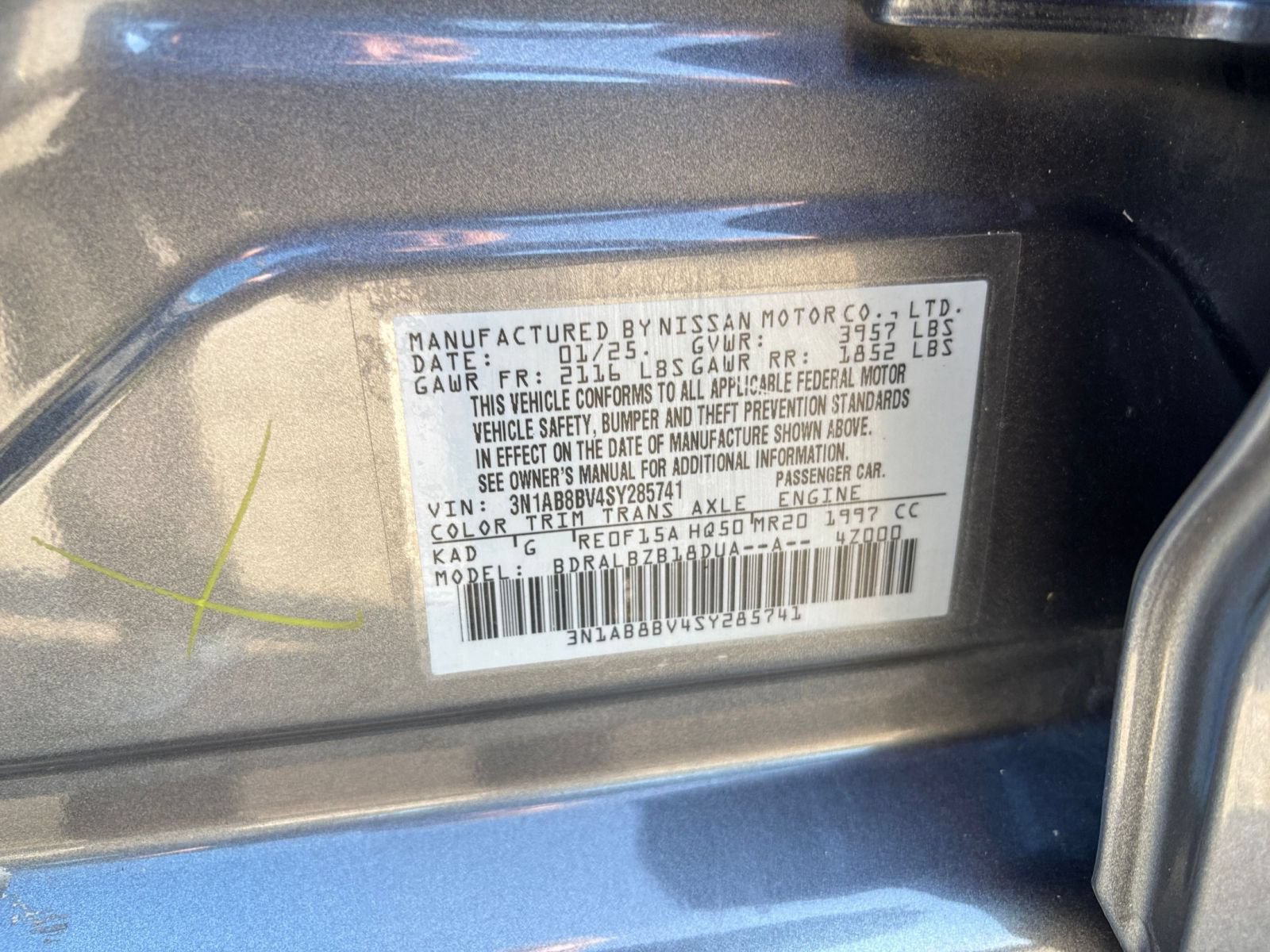 Used 2025 Nissan Sentra S FWD image 27