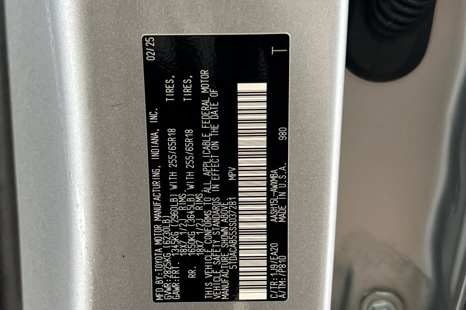 Certified 2025 Toyota Grand Highlander AWD Hybrid image 30