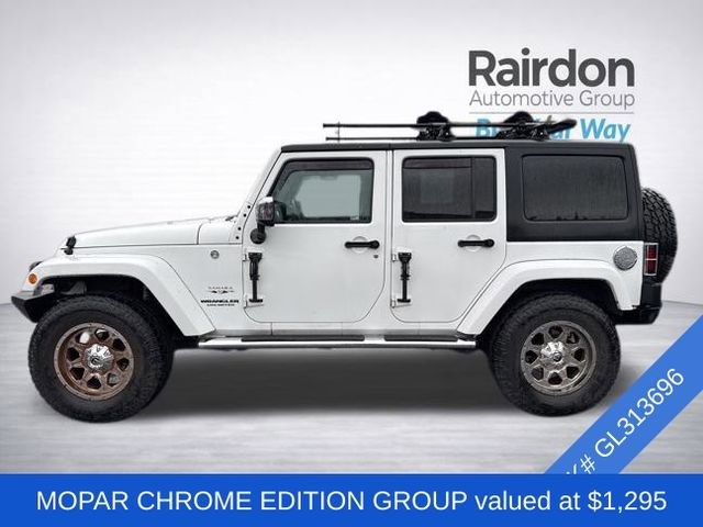 Used 2016 Jeep Wrangler Unlimited Sahara w/ Mopar Chrome Edition Group AWD/4WD image 4