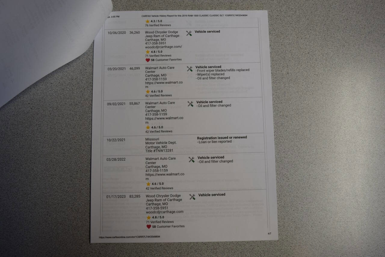 Used 2019 RAM 1500 Classic SLT w/ Luxury Group image 67