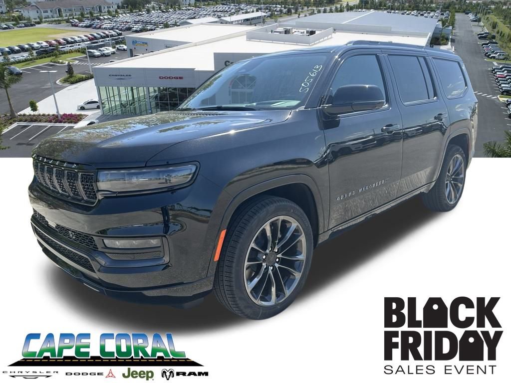 New 2025 Jeep Grand Wagoneer Series II Obsidian w/ Quick Order Packagew 28T