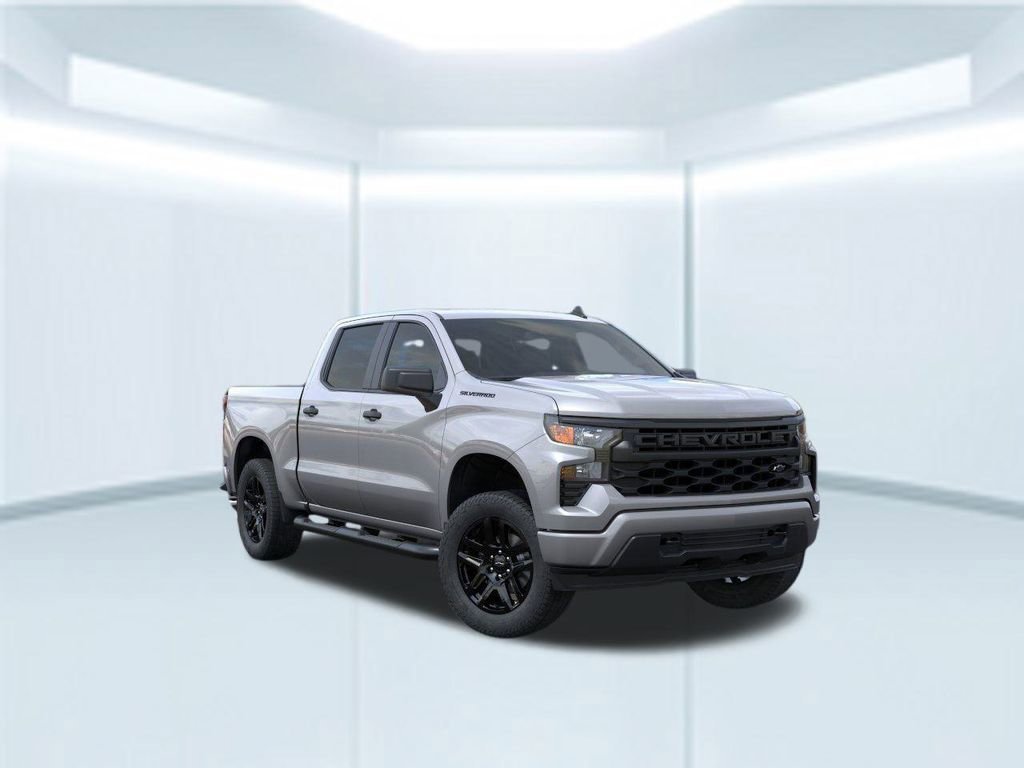 New 2026 Chevrolet Silverado 1500 Custom w/ Turbomax Blackout Package RWD image 9