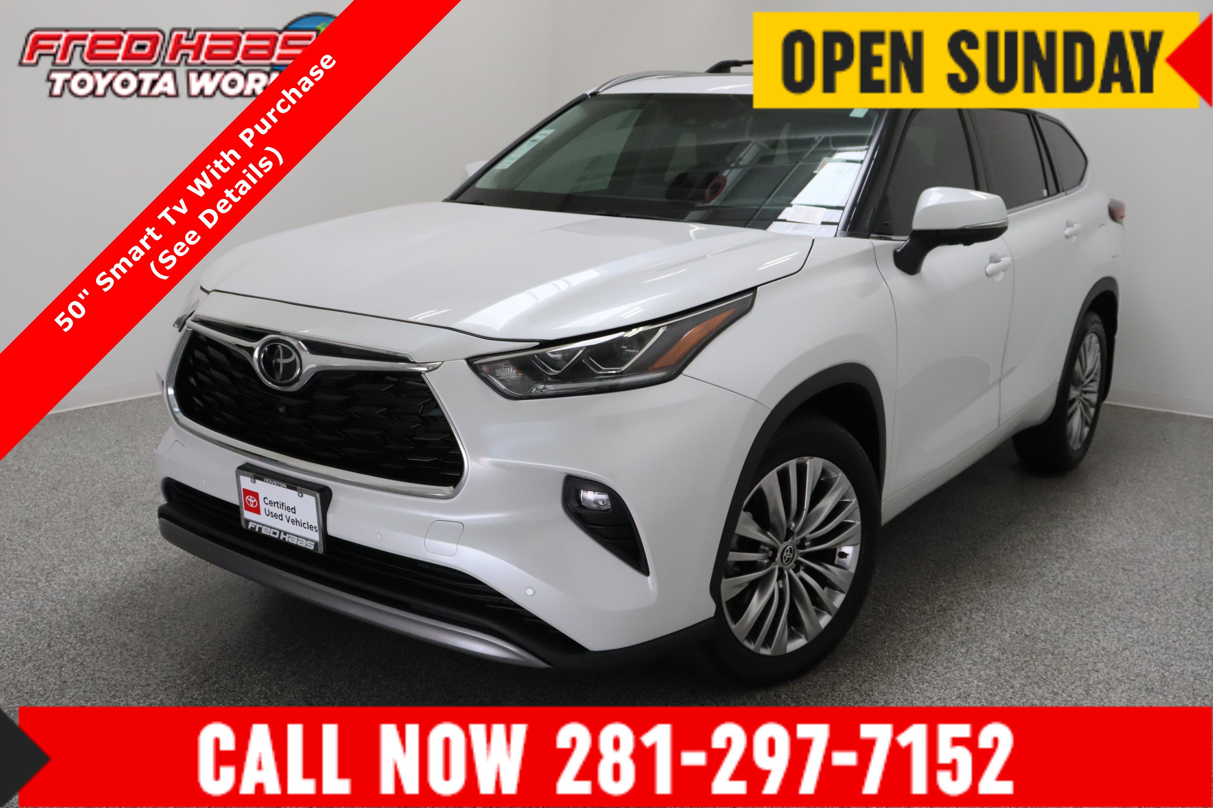 Certified 2026 Toyota Highlander Platinum