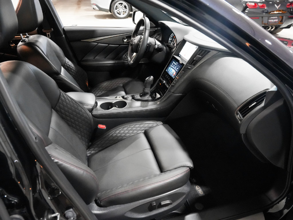 Used 2023 INFINITI Q50 Red Sport 400 w/ Black Opal Edition RWD image 23