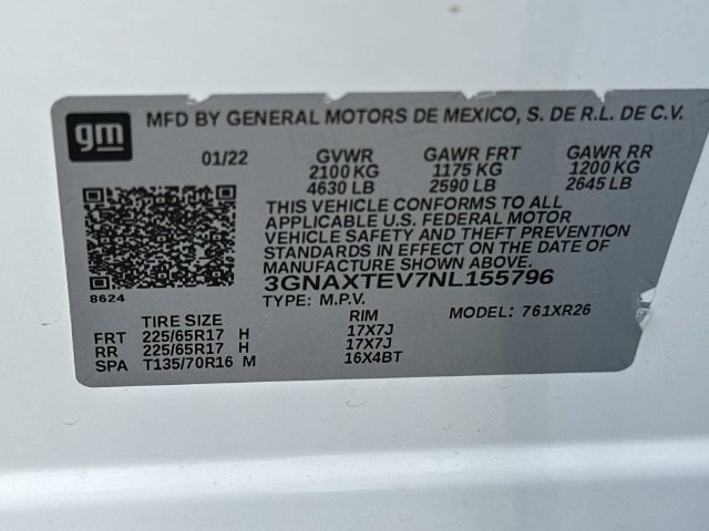Used 2022 Chevrolet Equinox LT AWD/4WD image 30