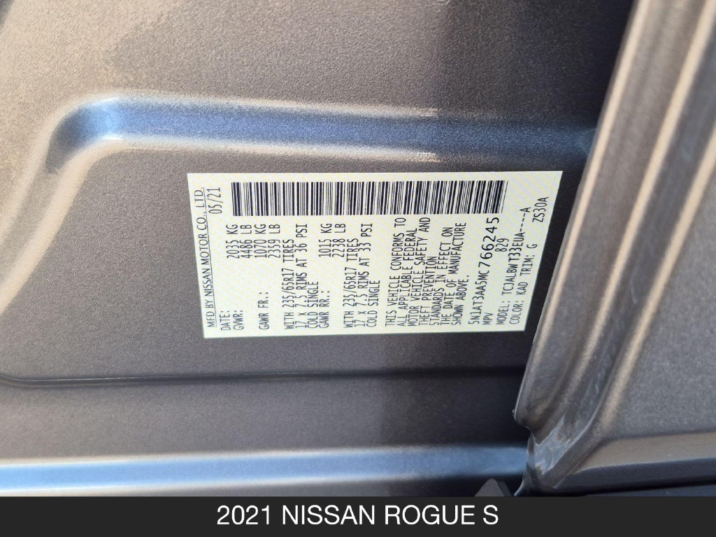 Certified 2021 Nissan Rogue S FWD image 24