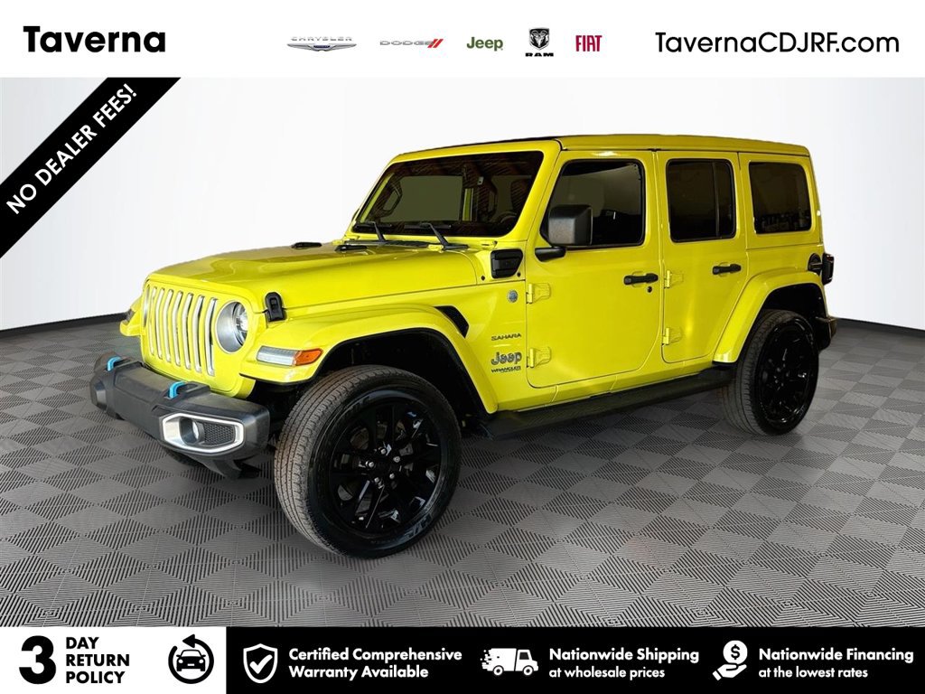 Certified 2022 Jeep Wrangler Unlimited Sahara w/ Cold Weather Group AWD/4WD image 1