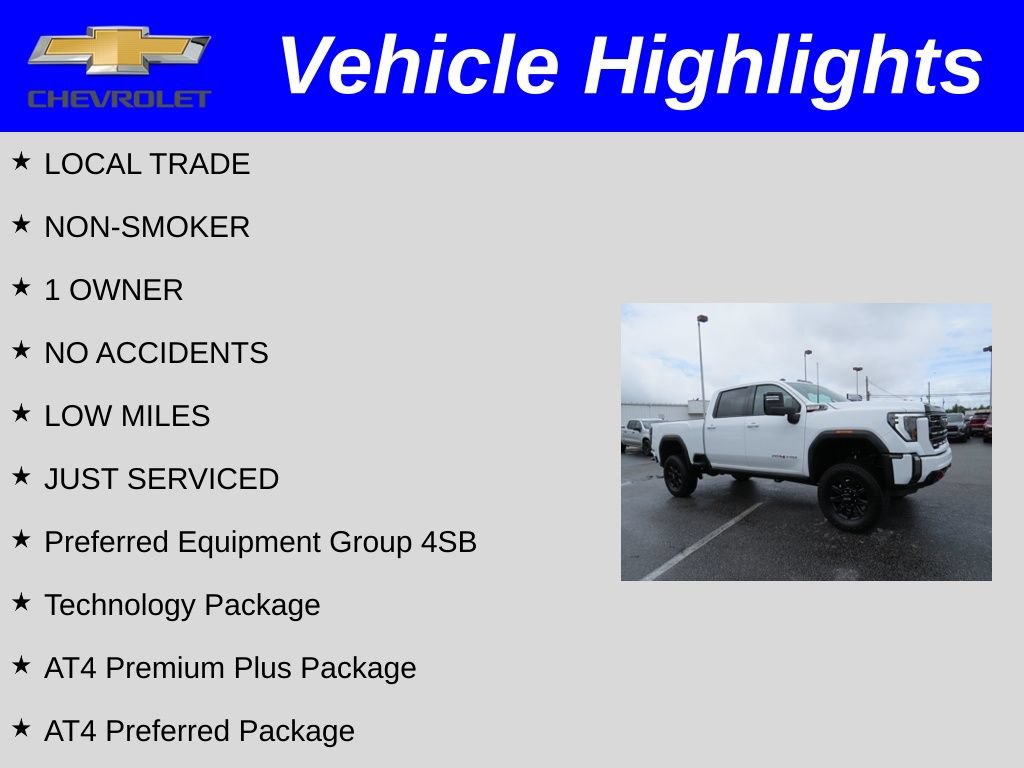 Certified 2024 GMC Sierra 2500 AT4 w/ AT4 Premium Plus Package AWD/4WD image 2
