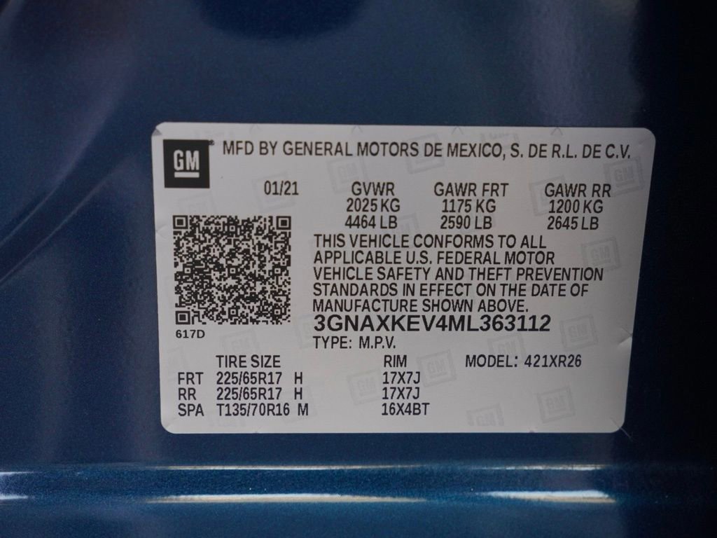 Used 2021 Chevrolet Equinox LT image 32