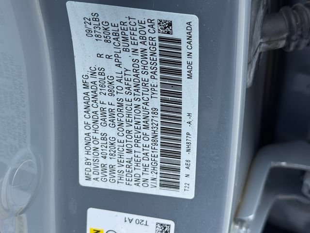 Used 2022 Honda Civic Touring image 29