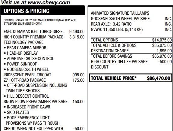 Certified 2024 Chevrolet Silverado 2500 High Country w/ High Country Premium Package AWD/4WD image 2