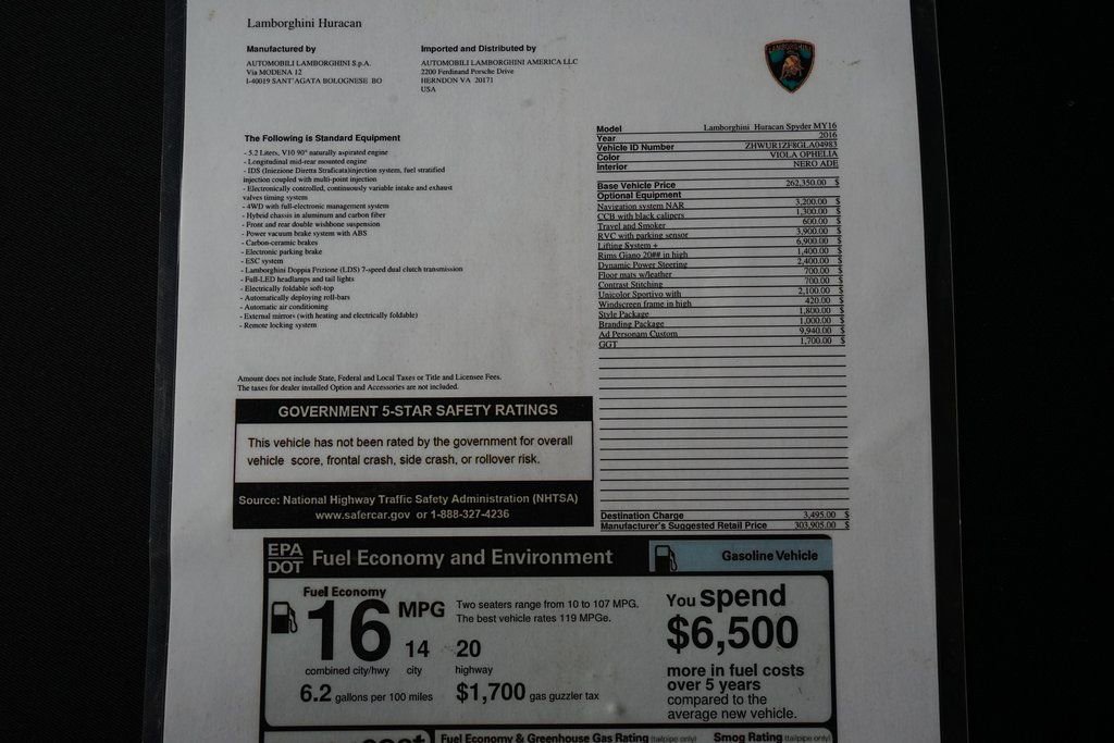 Used 2016 Lamborghini Huracan LP 610-4 image 28