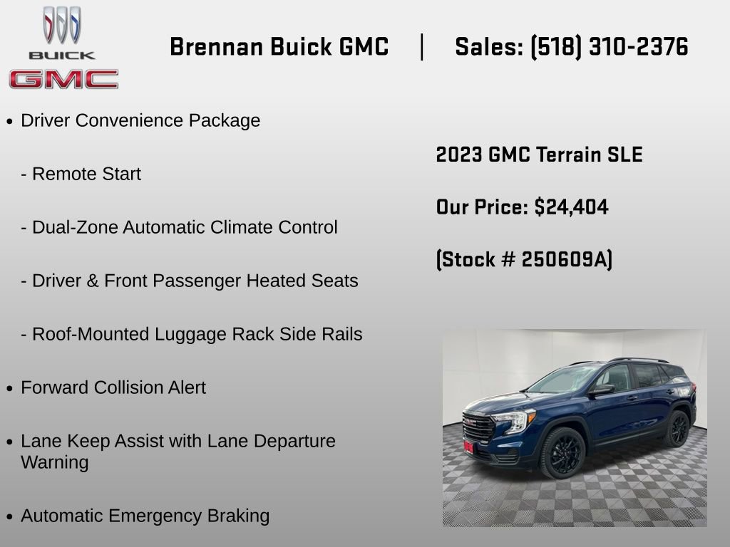 Certified 2023 GMC Terrain SLE w/ Driver Convenience Package AWD/4WD image 12