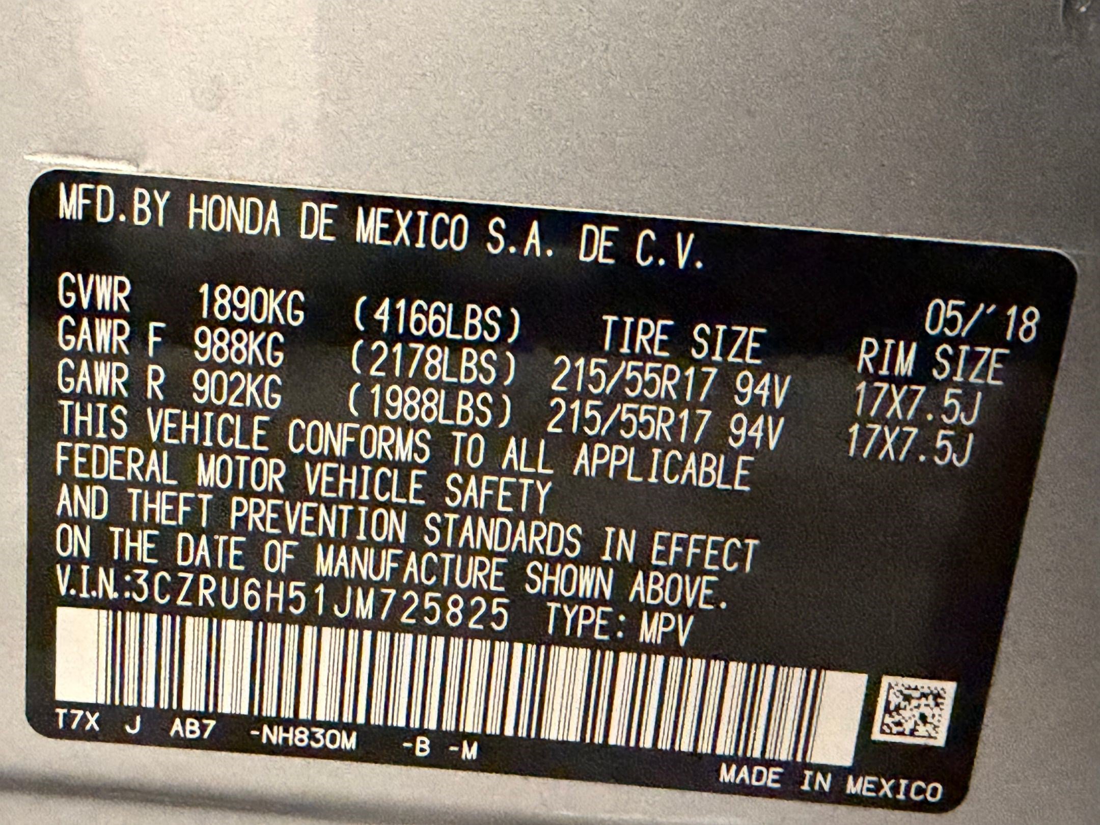 Used 2018 Honda HR-V EX image 25