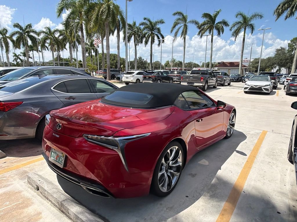 Certified 2021 Lexus LC 500 Convertible w/ Touring Package RWD image 7