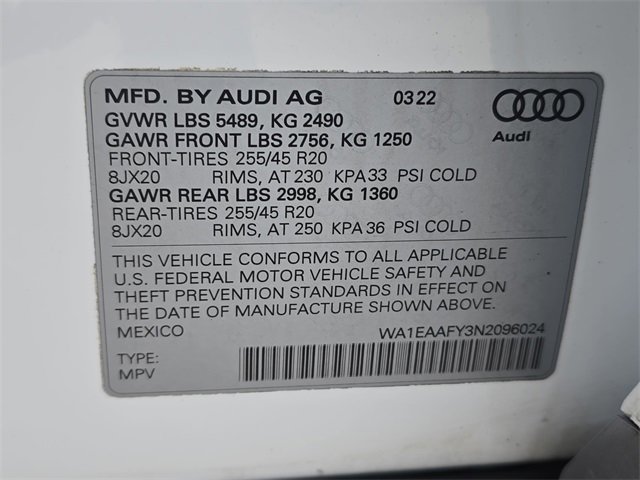 Used 2022 Audi Q5 2.0T Premium Plus image 39