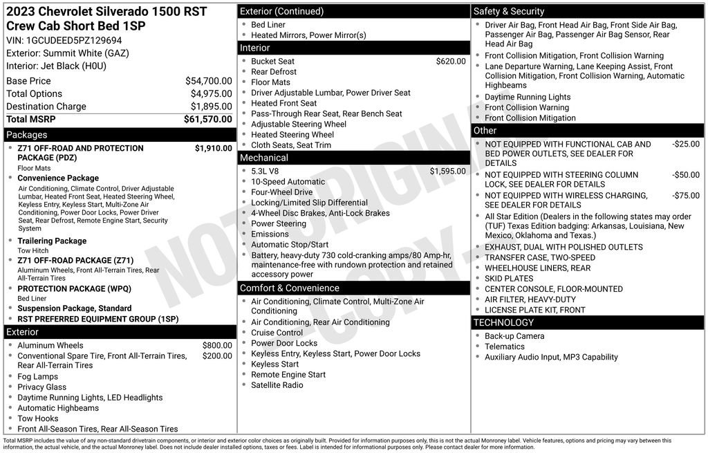 Used 2023 Chevrolet Silverado 1500 RST AWD/4WD image 2