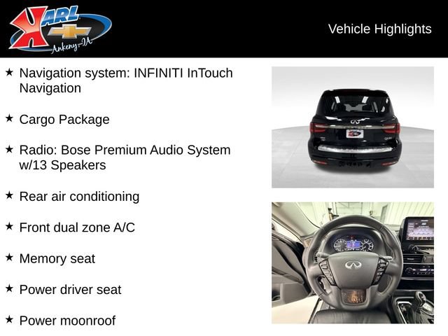 Used 2023 INFINITI QX80 Premium Select w/ Cargo Package AWD/4WD image 2