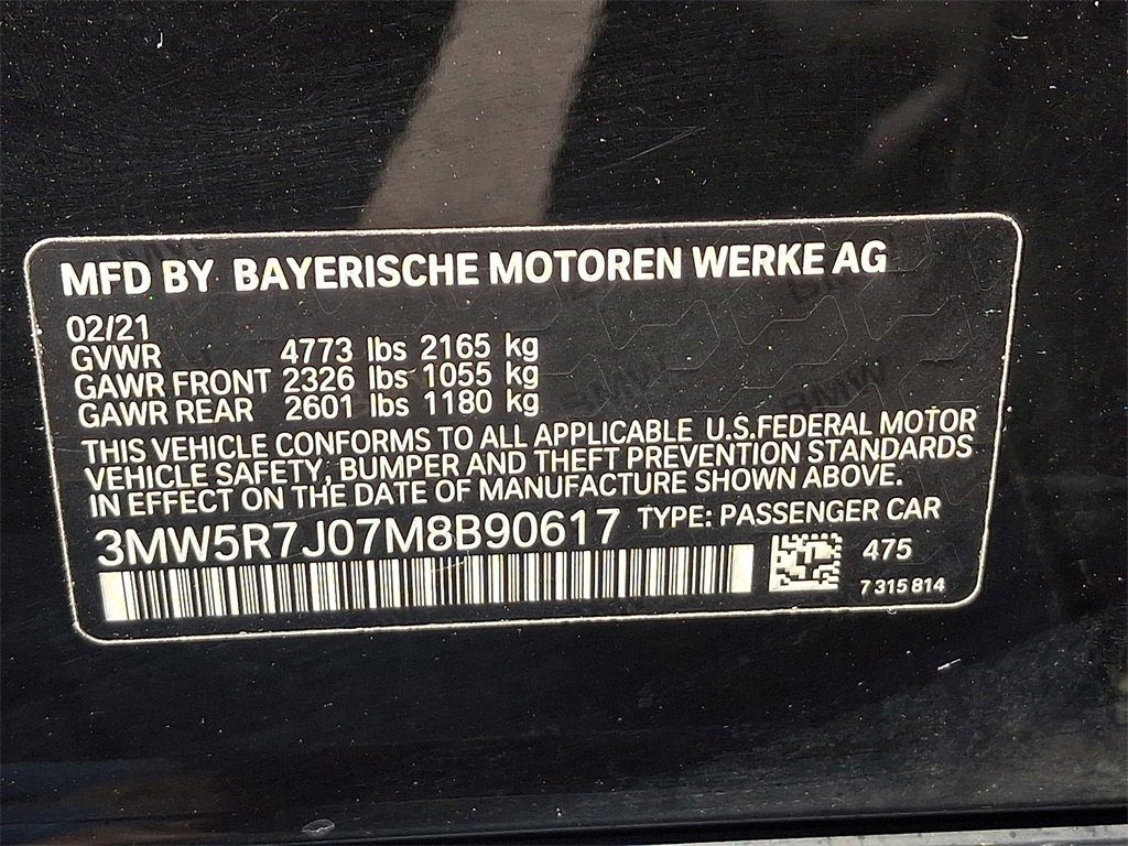 Used 2021 BMW 330i xDrive 330i xDrive w/ Convenience Package image 28