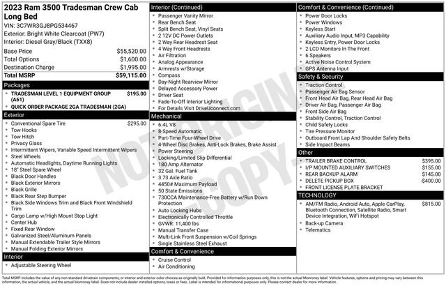 Used 2023 RAM 3500 Tradesman image 29
