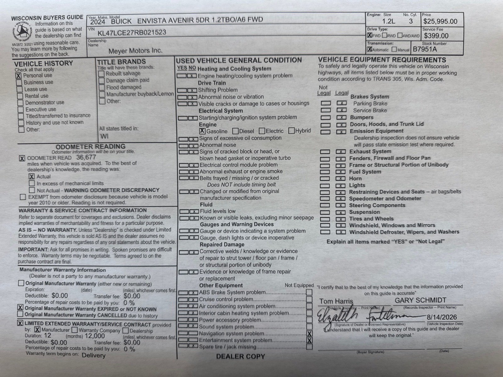 Certified 2024 Buick Envista Sport Touring FWD image 31