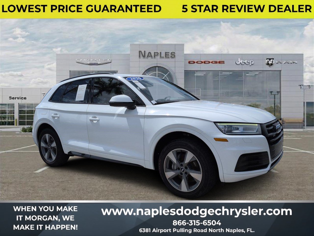 Used 2020 Audi Q5 2.0T Premium w/ Titanium Sport Package AWD/4WD image 1