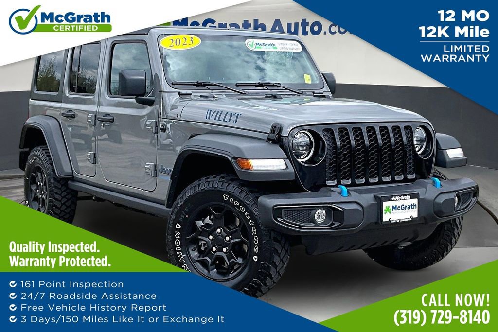Used 2023 Jeep Wrangler Unlimited w/ Cold Weather Group AWD/4WD image 1