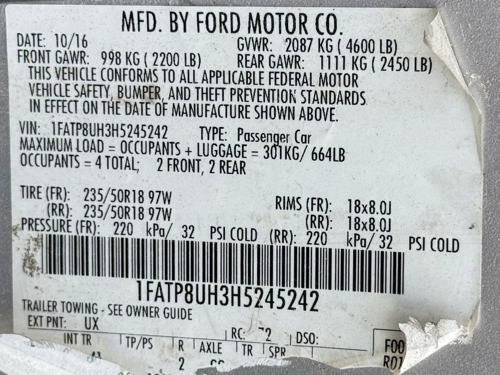 Used 2017 Ford Mustang Premium RWD image 46