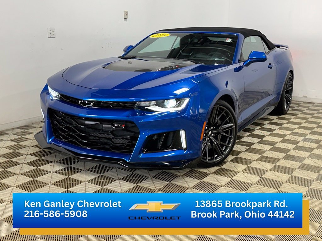 Certified 2018 Chevrolet Camaro ZL1 RWD image 1