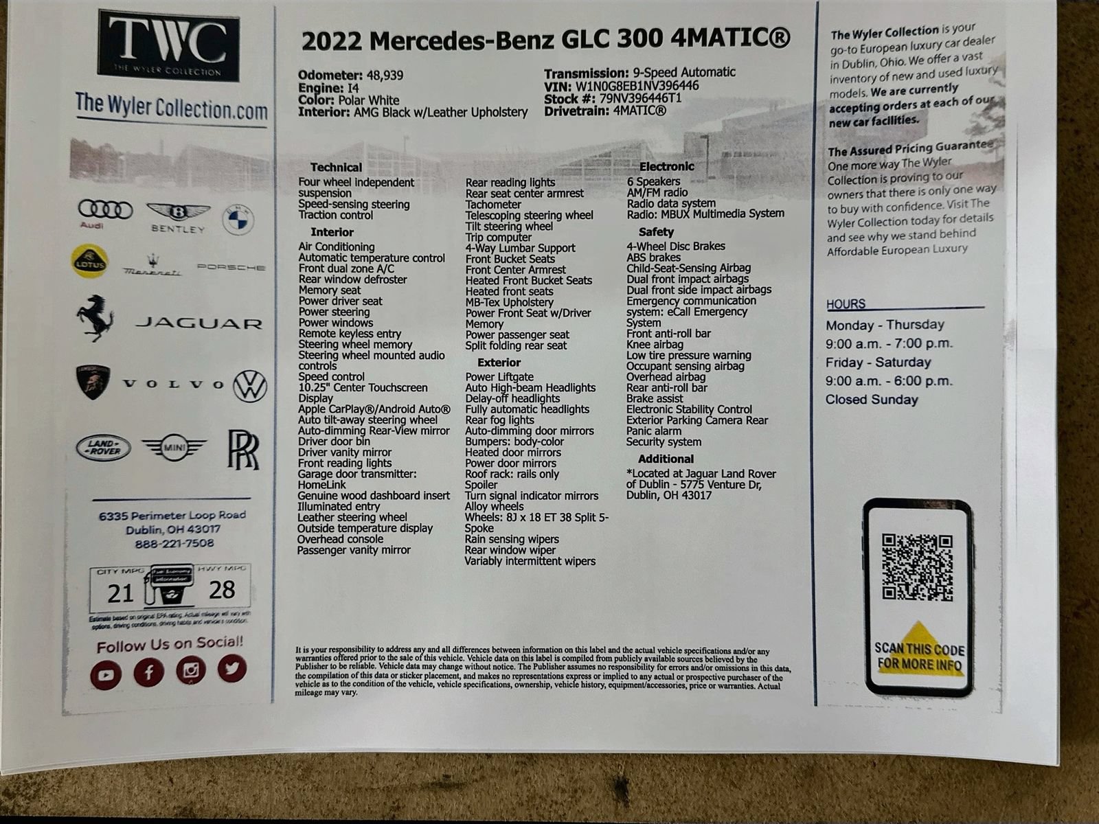 Used 2022 Mercedes-Benz GLC 300 4MATIC image 45