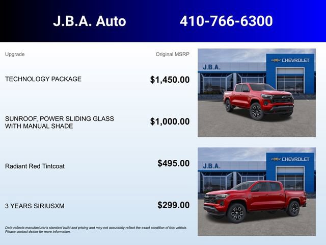 New 2025 Chevrolet Colorado Z71 w/ Technology Package image 5