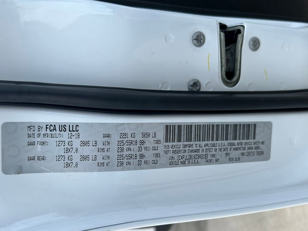 Certified 2019 Jeep Cherokee Limited image 47