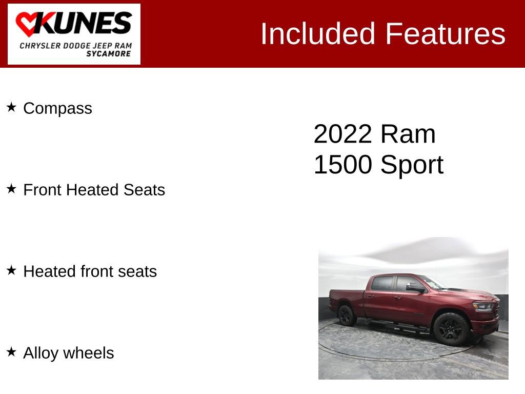 Used 2022 RAM 1500 Sport w/ Rebel Level 2 Equipment Group image 4