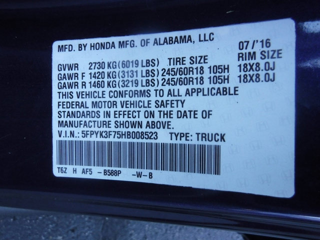 Used 2017 Honda Ridgeline RTL-E image 47