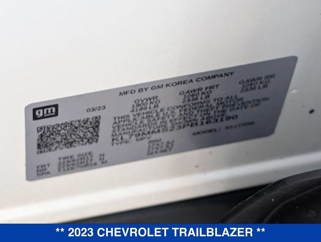 Used 2023 Chevrolet TrailBlazer LS FWD image 31