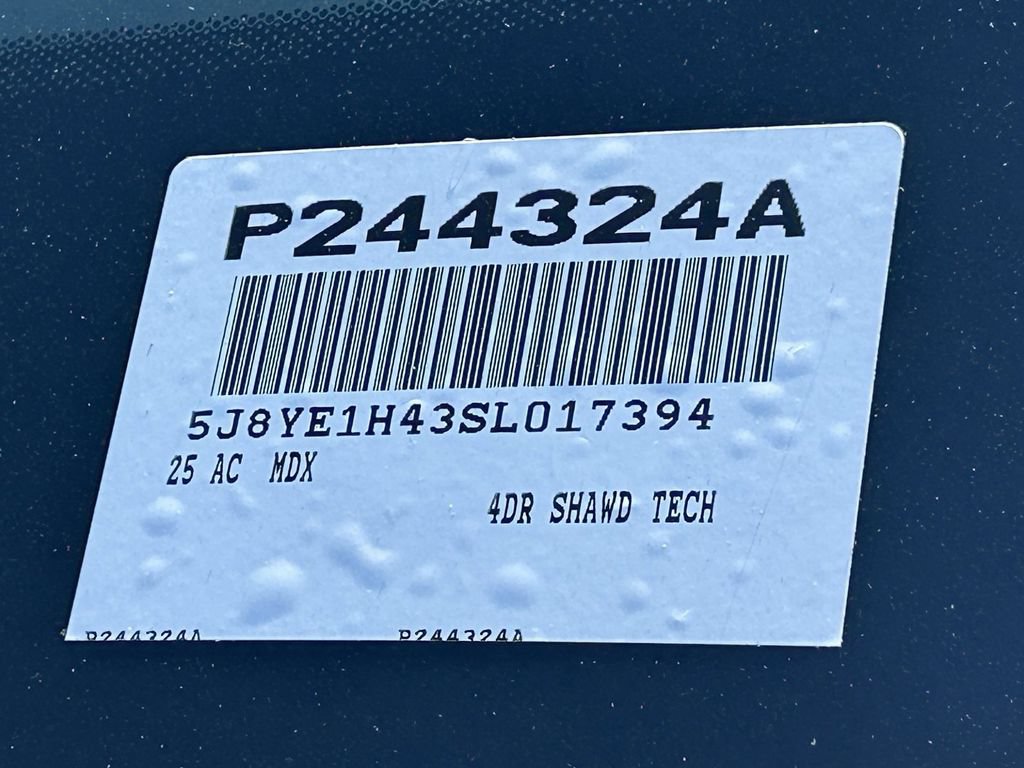 Used 2025 Acura MDX w/ Technology Package AWD/4WD image 35