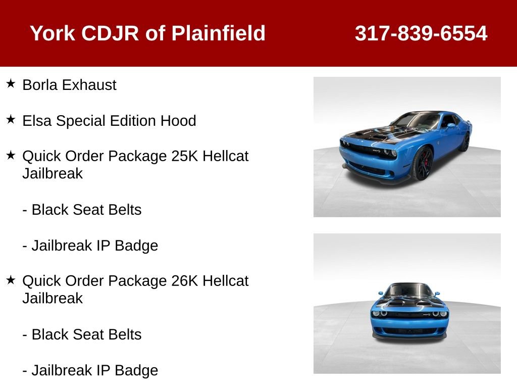 Used 2023 Dodge Challenger SRT Hellcat w/ Driver Convenience Group image 6