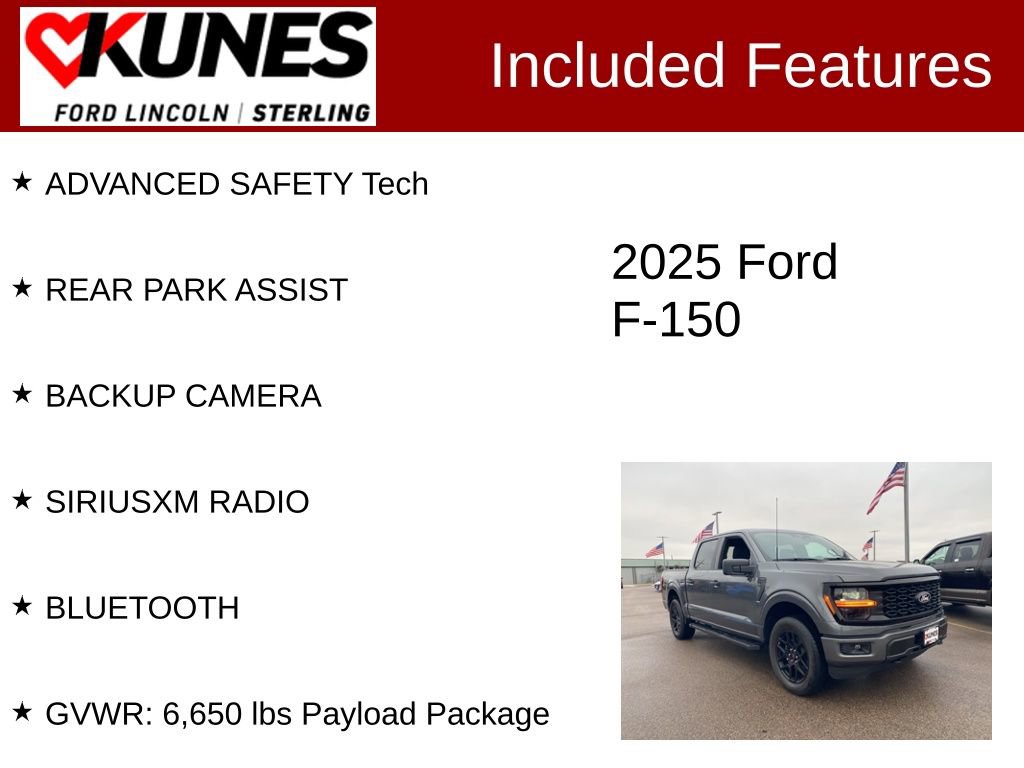 New 2025 Ford F150 STX w/ STX Black Appearance Package image 3