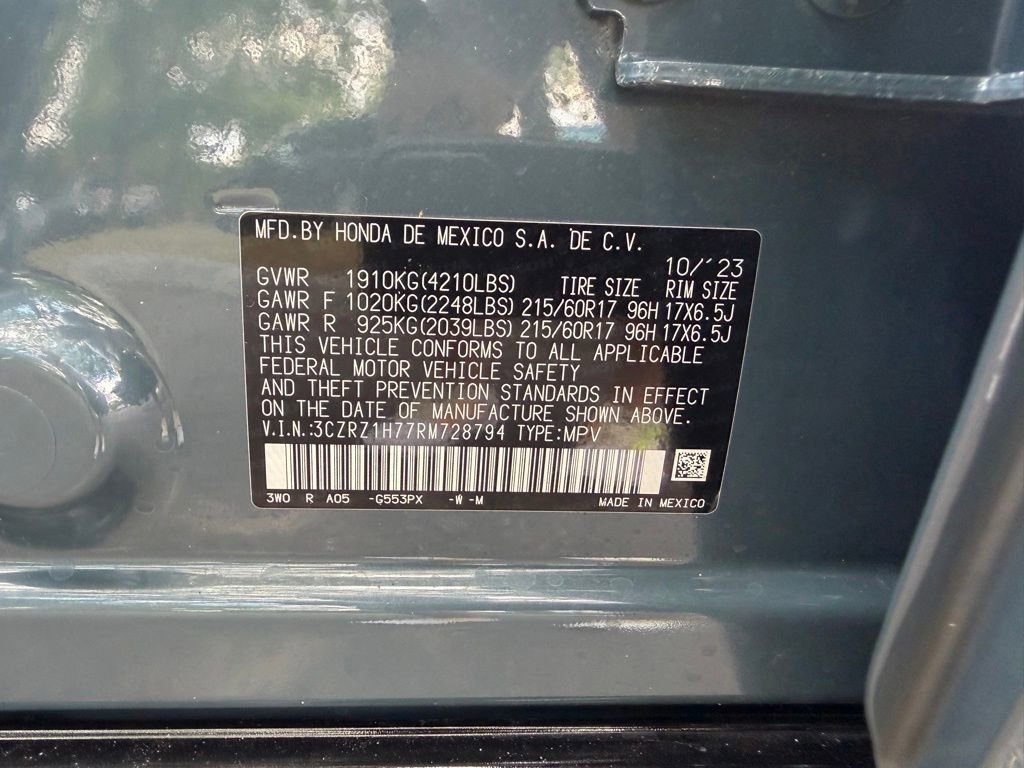 Certified 2024 Honda HR-V EX-L image 29